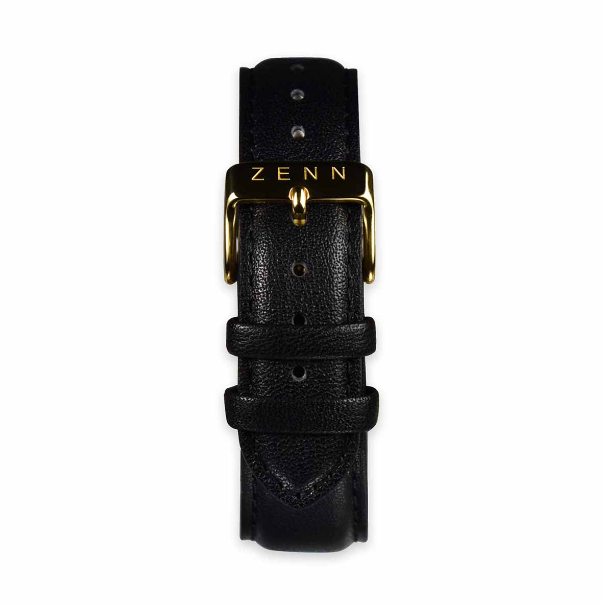 ZENN Classique Gold Black Strap