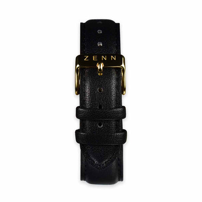 ZENN Classique Gold Black Strap