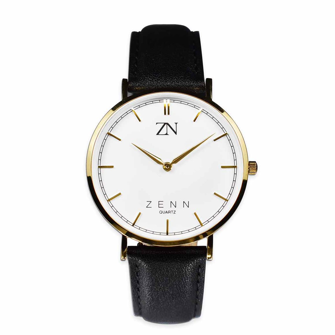 ZENN Classique Gold Black Strap