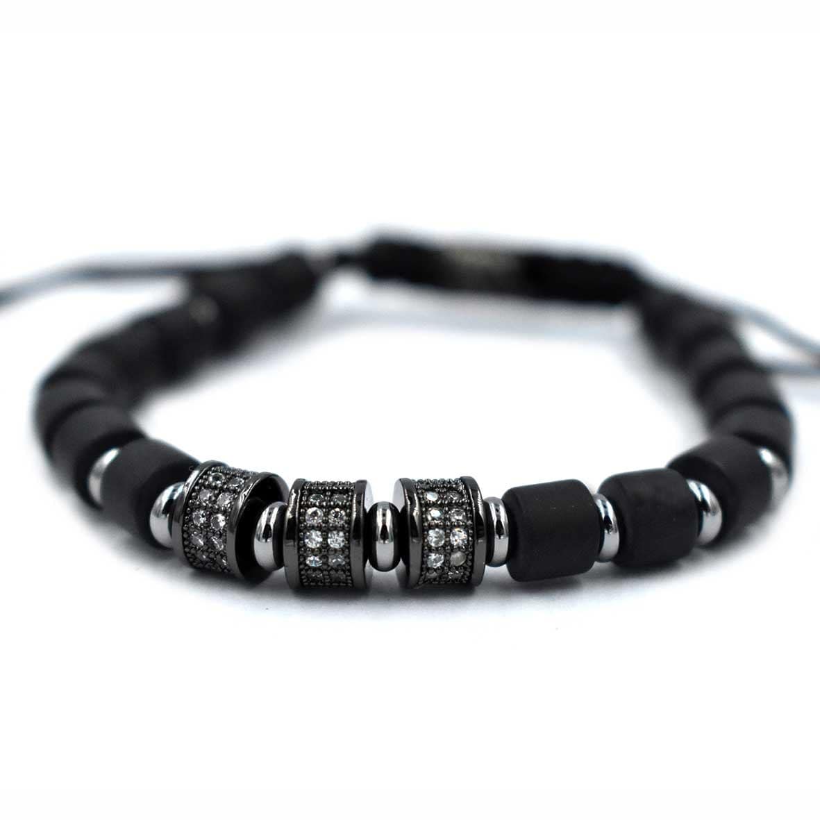 ZENN Solid Black Macrame Bracelet
