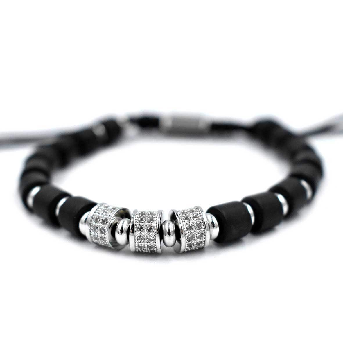 ZENN Solid Black Macrame Bracelet