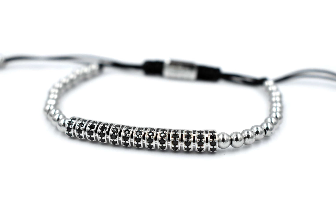 ZENN Ice Silver Macrame Bracelet